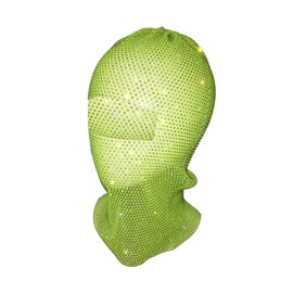 Hellery Carnival Head Cover Turban for Masquerade Party Supplies, Green