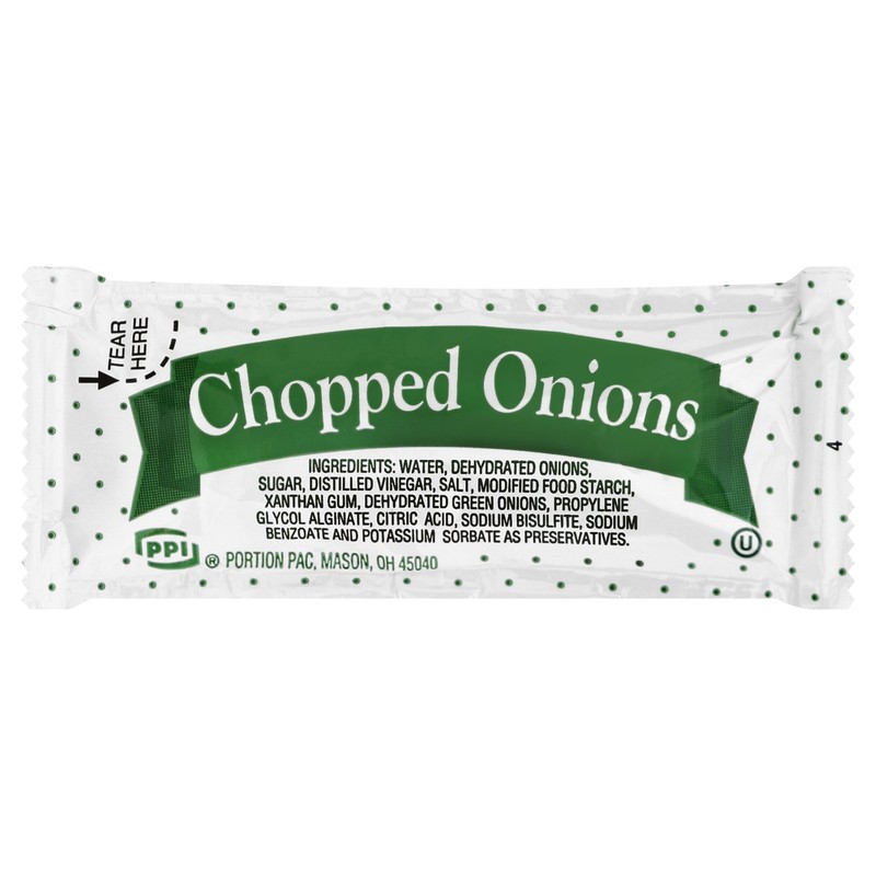 Portion Pack Chopped Onion, 0.32-Ounce Single Serve Packages (Pack of