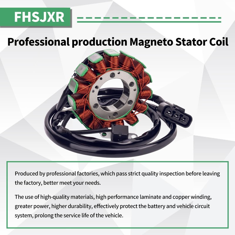FHSJXR 28P-81410-01-00 Magneto Stator Coil for Yamaha YFM550 Grizzly 550