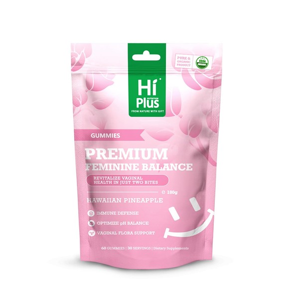 HiPlus HiPlus Premium Feminine Balance Probiotic Gummies for Women -