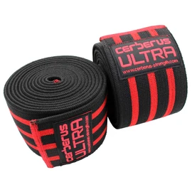 CERBERUS Strength Ultra Knee Wraps - Strongman Powerlifting Bodybuilding Gym (2m)