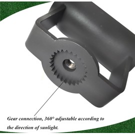 WujinJoy Heavy-Duty Patio Umbrella Holder - Adjustable Umbrella Stand Base Mount to Deck, Parasol Holder Clip for Beach, Deck, Chair, Balcony, Railing, Courtyard (2)