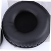 Housoutil 3pcs Replacement Pu Ear Pads for Headphones Soft Black