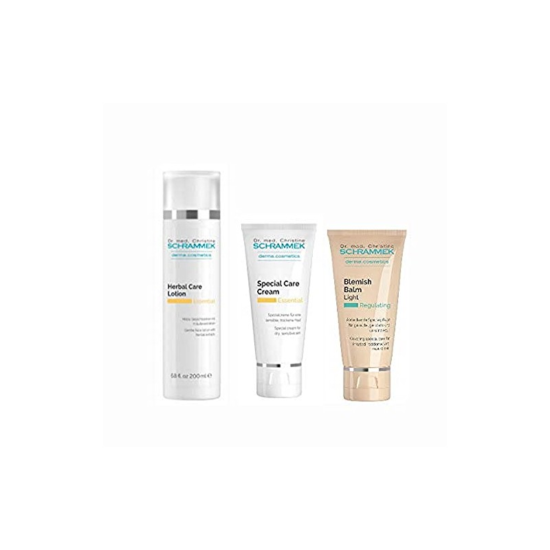 Schramec Green Peel Home Care 3 Piece Set, Herbal Care