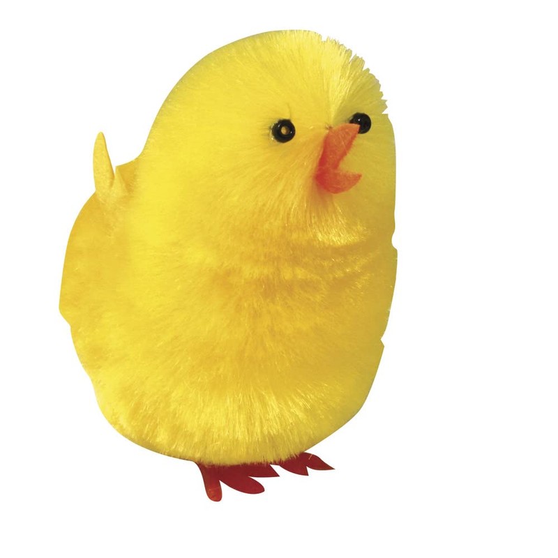 Rayher 8737400 Chicks Made of Silk Chenille 5 cm PVC