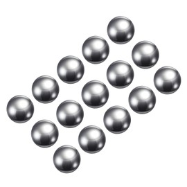 METALLIXITY Precision Balls G1000 17mm 15pcs, 201 Stainless Steel Bearing Balls Beads - for Industry Kit, Machinery, Automotive, and DIY