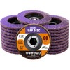 Shawya 20 Pack 60 Grit Flap Disc 4 1/2 in