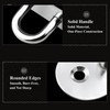 JVHLOV 4 Pcs 30mm x 35mm Tie Ring on Plate,