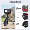 Mechrig Tripod Mount Adapter Conversion Kit for Insta360 X4 X3/DJI