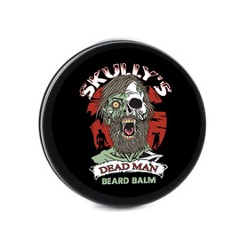 Skully's Beard Oil Dead Man Beard Balm 2 oz (Rosewood, jasmine, musk scented) Medium Hold Beard balm for Men, Deep Conditioning, Tames Flyaways, Promotes Healthy Beard Growth