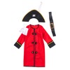 Party City Captain Kids Cosplay, 55.1 inches (140 cm), Red