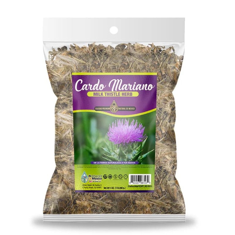 Natural de Mexico Cardo Mariano Milk Thistle Herb Herbal Tea