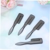 IWOWHERO 4pcs Foldable Eyebrow Grooming Tool Compact Eyebrow Brushes for