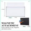 Henoyso 5 Pcs Magnetic File Holder Paper Holder Magnetic Pen