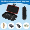 Puluole Magnetic Key Box for Under Car,Waterproof Key Magnet for