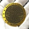 USA-Navy Core Value Sailor's Creed Challenge Coin (Single Coin)