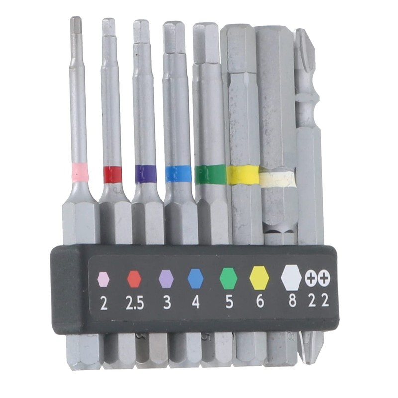 Takagi Earth Man 8 Piece Hex Bit Set, 1/4 inch