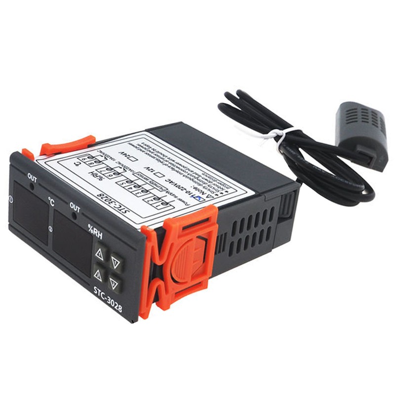 Digital Temperature Humidity Controller ‑20℃ to +80℃ 00% RH to