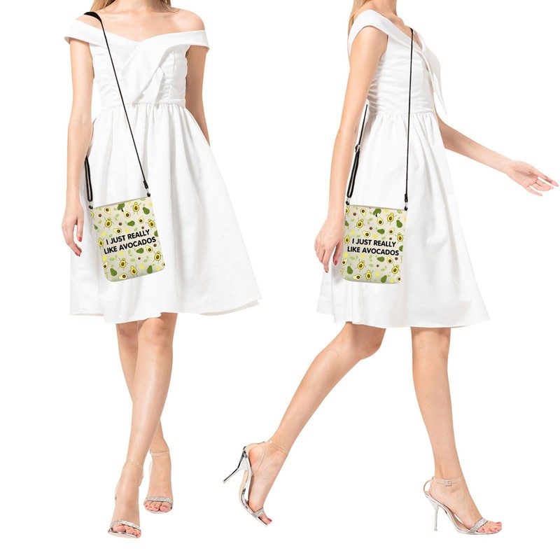 ENSIANTH Avocado Crossbody Bag I Just Really Like Avocados Gifts