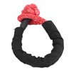 1/2in Car Recovery Straps Winch Rope 35000lbs Flexible Synthetic Shackle