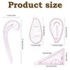4-Piece Sewing Ruler Set – French Curve, Pattern Making, Tailoring