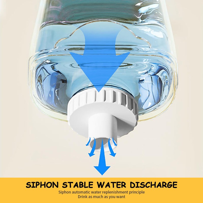 1L Pet Feeder Set, Small Animal Feeder and Drinker Set,