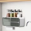 Drill Free Bathroom Tissue Storage Box Waterproof Bathroom Toilet Paper