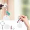 30 Set Acrylic Keychain Blanks Kit, Circles Key Chain Making