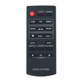 VINABTY N2QAYC000060 Remote Control Replaces Panasonic Audio System Remote Control SA-HC17EB-K SCHC17 SCHC17EB SC-HC17EB