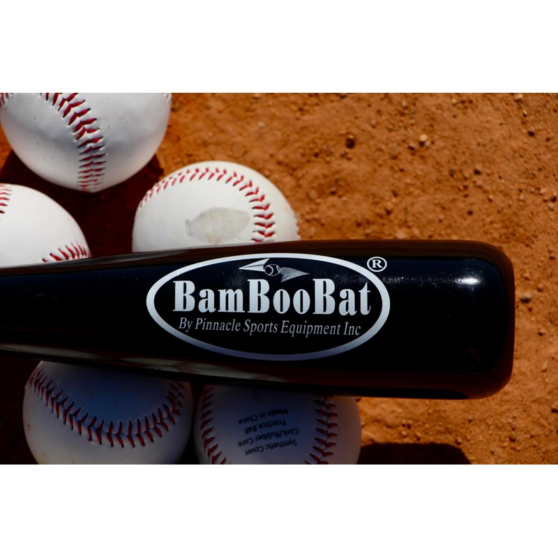 BamBooBat Adult Baseball and Softball Wood One Hand Training Bat-