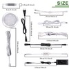 AIBOO LED Under Counter Lighting,Curio Cabinet,Display Light Fixtures with 12V