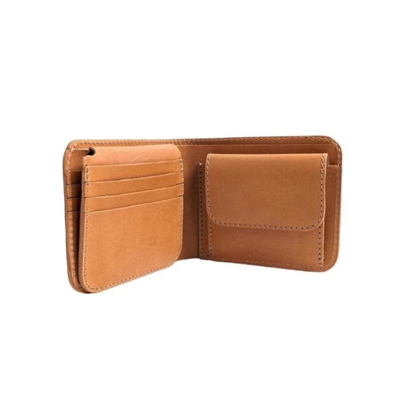 PLUS EIGHT ONE +81 Genuine Leather Bi-fold Wallet, Men's, Tochigi