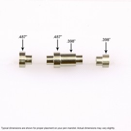 Legacy Woodturning, Pen Kit Bushings for Various Kits (More than 25 styles to choose from)