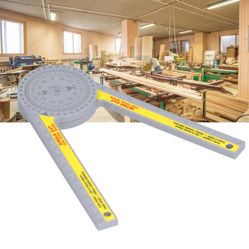 Miter Saw Protractor 360 Degree Angle Finder Gauge Cutting Guide
