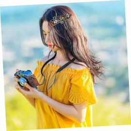 Healeved Retro Hair Barrette Steampunk Barrettes Gothic Hairpin Hair Clip Easy Opening for