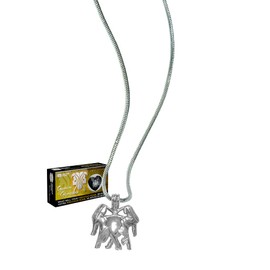 Precious Pearl 12 Zodiac Pendant Necklace, Pearl in Oyster Kit Birthday Gift Set, Locket Clasp Pendant with 19.5" Chain (Gemini)