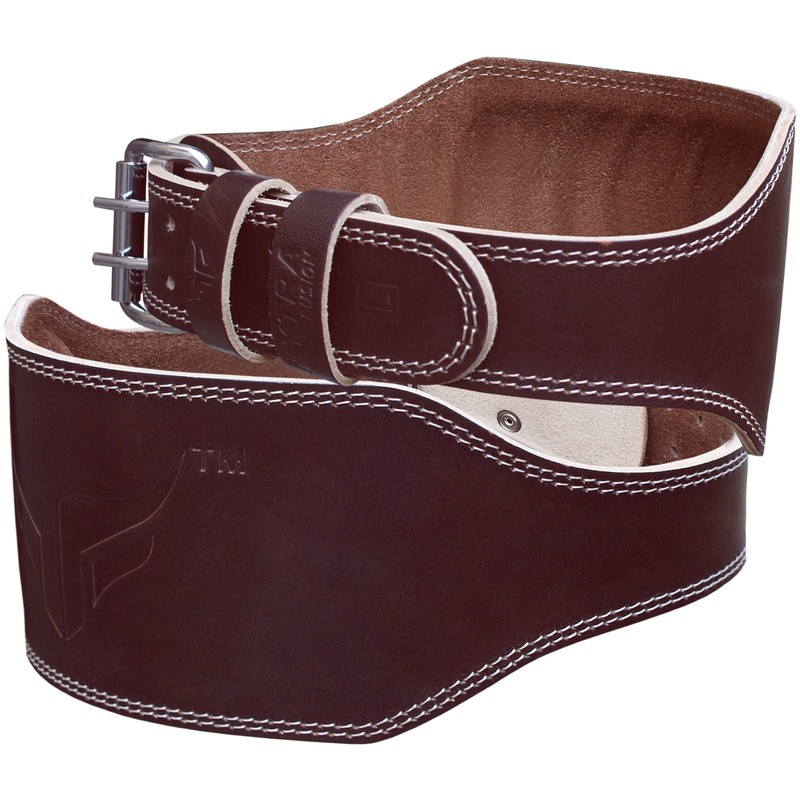 Mytra Fusion Weight Lifting Belt Leather Fitness Training Back Support