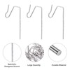 60-Count Metal Gutter Hooks for Outdoor Christmas Lights, Outside Lights