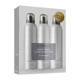 RITUALS SchÃ¤umendes Duschgel Vorteilspack aus der The Sport Collection, 3 x 200 ml - Mit Aktivkohle - Stimulierende & belebende Eigenschaften mit Power Recharge Technology