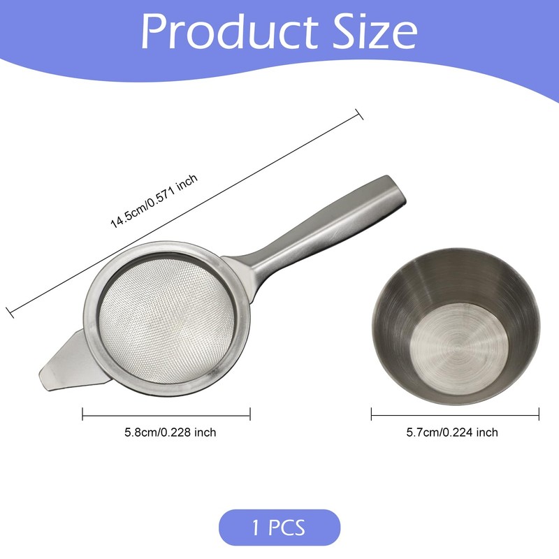 Tea Strainer Fine Mesh,Tea Sieve,Stainless Steel Tea Strainer,Tea Strainers Kitchen