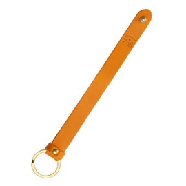 IL BISONTE Key Chain, Key Ring, Leather, Genuine Leather, Cowhide Leather, Women's, Men's, Unisex, brown (dark)