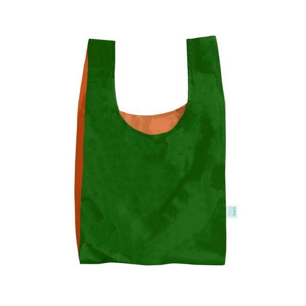KIND BAG Bicolour Green & Orange Eco Bag