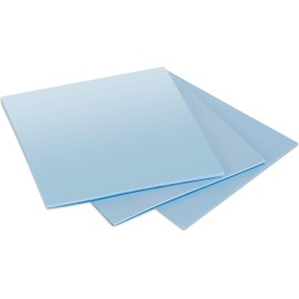 POPPSTAR Thermal Pad 50 x 50 mm with 6 W/mk Thermal Conductivity (3 Thicknesses: 0.5 mm / 1 mm / 1.5 mm) Blue