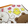 Marushin 5585000000 Carry Towel, Hand Towel, Line Friends, Happy Line