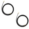 HysiPrui 2pcs Original Anti-Slip Drive Belt Rubber 2GT-6 mm X