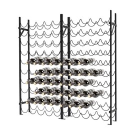 10 Tier Wine Rack, Stackable Freestanding Floor Mount Wine Holder Can Hold 100 Bottles Wine, Standing Bottles Holder Organizer, Wine Storage Shelf, Wine Bottle Holders Stand for Wine Cellar, Basement