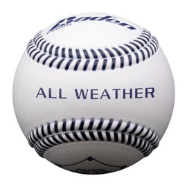 Baden | All-Weather Ballistic 1-Piece Water Proof Practice Baseballs | One Dozen