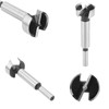 NOTOOLS Forstner Drill Bits,5 PCS Flat-Wing Woodworking Boring Bit Hole