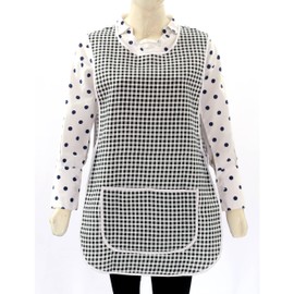LINEN CLOSET Womens Tabards with Pockets for Men Ladies Cleaning Catering Chef Kitchen Aprons Unisex Hygea Tabard Apron Work Tabards