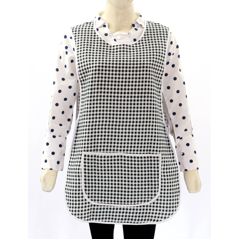 LINEN CLOSET Womens Tabards with Pockets for Men Ladies Cleaning